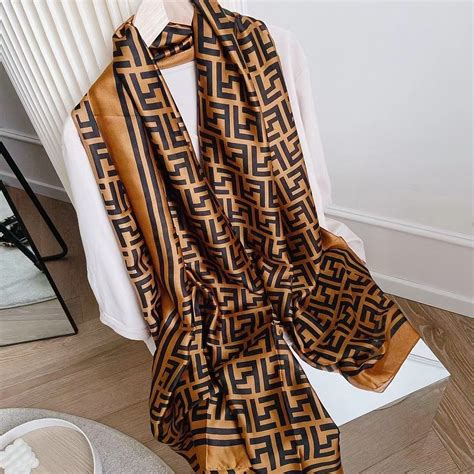 fendi bandana replica|fendi scarf women sale.